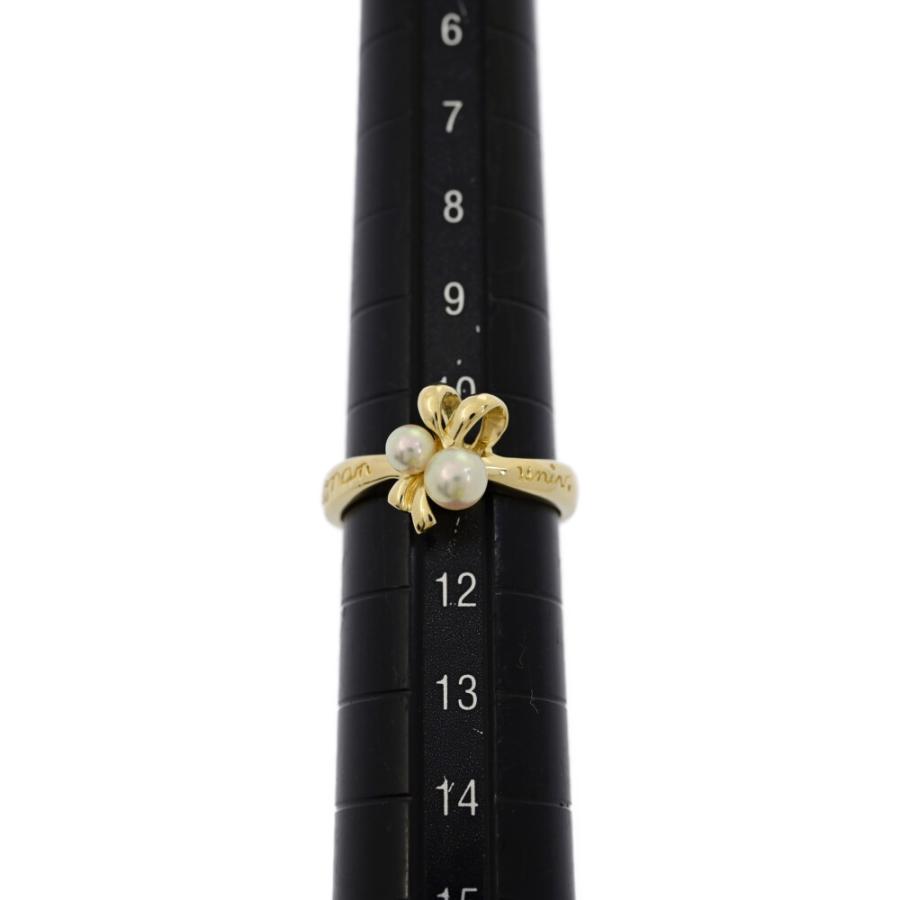 MIKIMOTO（ミキモト） リボンモチーフ 2P・アコヤ真珠/真珠 パール