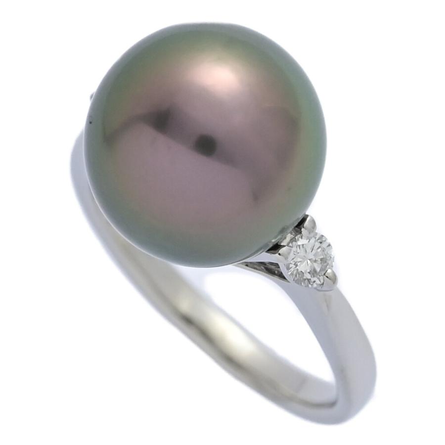 Φ11.6-11.8mm D0.15ct/黒蝶真珠/クロチョウ/タヒチパール ダイヤモンド