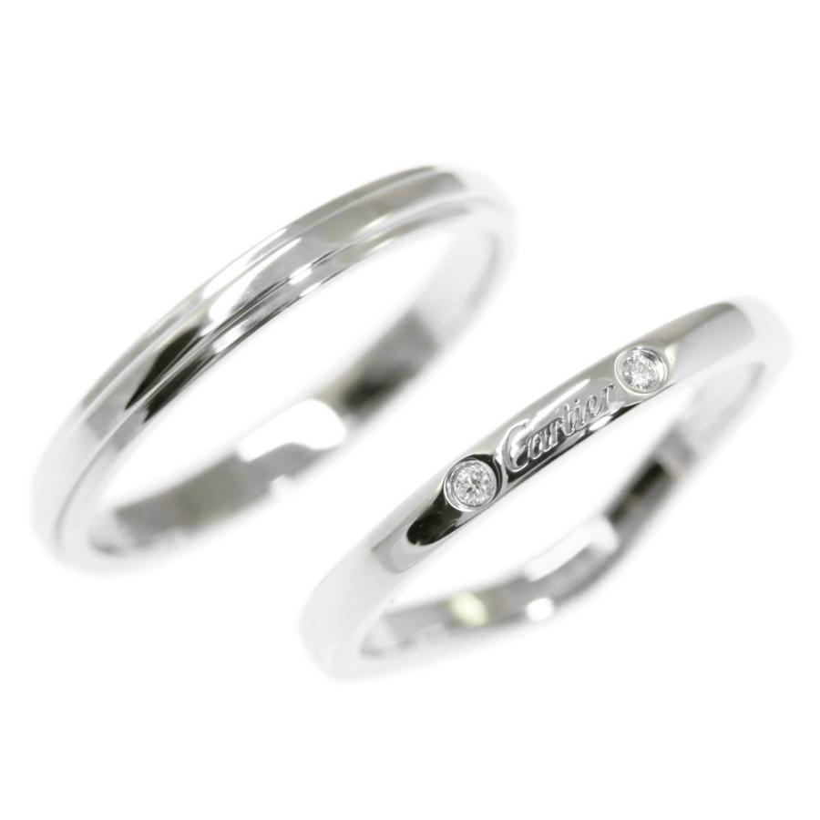 Cartier カルティエ ペア 1P・ダイヤモンド(ファッション)リング