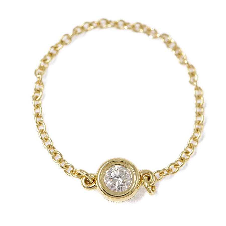 【最終価格】ティファニー ダイヤモンドバイザヤードリング k18 YG 10号 最終価格】ティファニー ダイヤモンドバイザヤードリング k18 YG