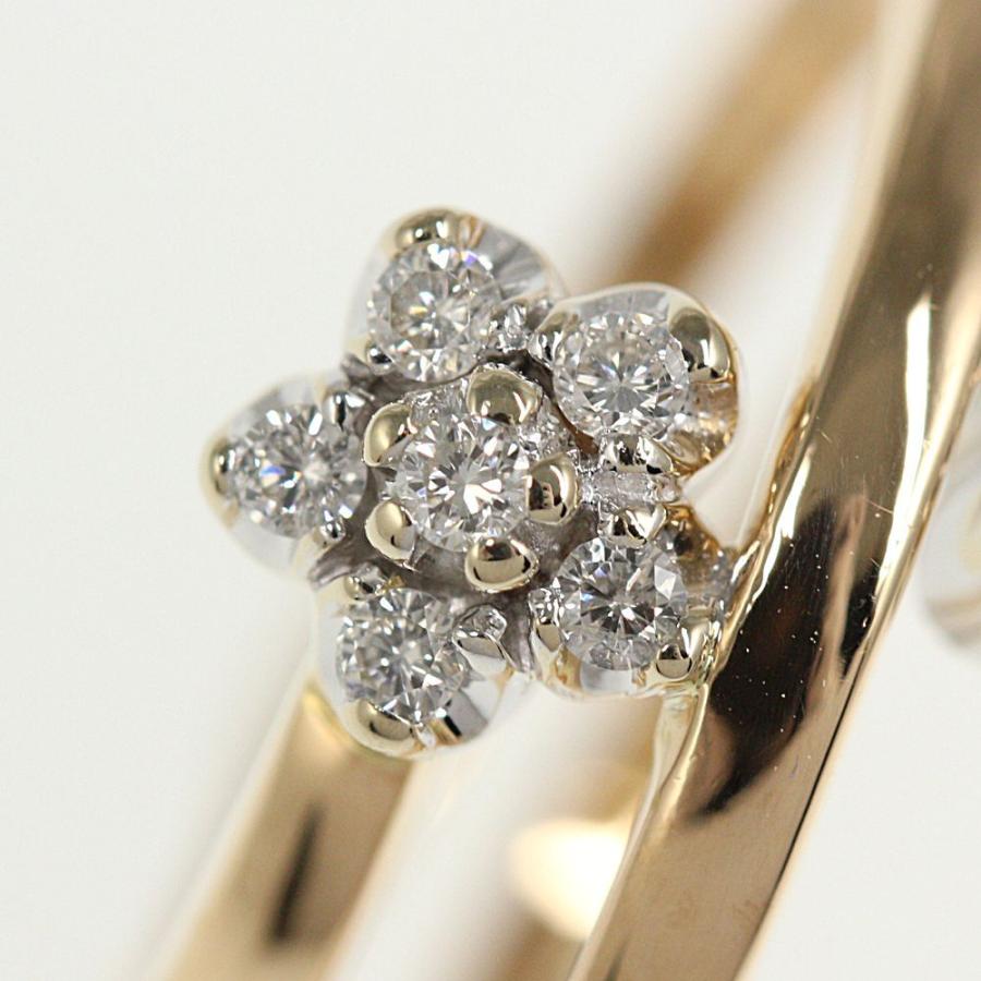 ヴァンドーム青山 フラワーモチーフ12P・ダイヤモンドリング・指輪