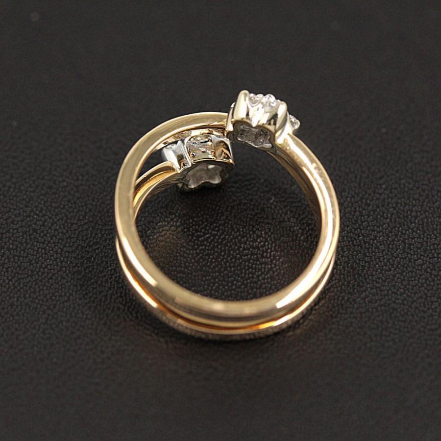 ヴァンドーム青山 フラワーモチーフ12P・ダイヤモンドリング・指輪