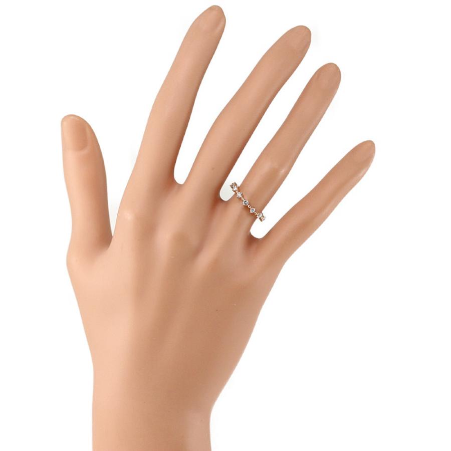 ヴァンドームアオヤマ ハーフエタニティリング7号 ピンクゴールド