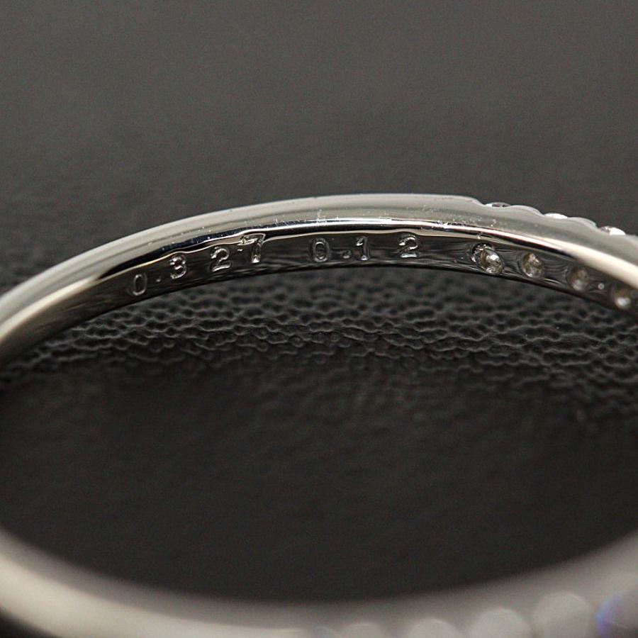 美品❗️上質✨D0.40CT✨銀座田中❗️プラチナエタニティダイヤモンドリング 銀座田中 ハーフエタニティ ダイヤモンドリング 指輪 天然/Pt900-1.7g