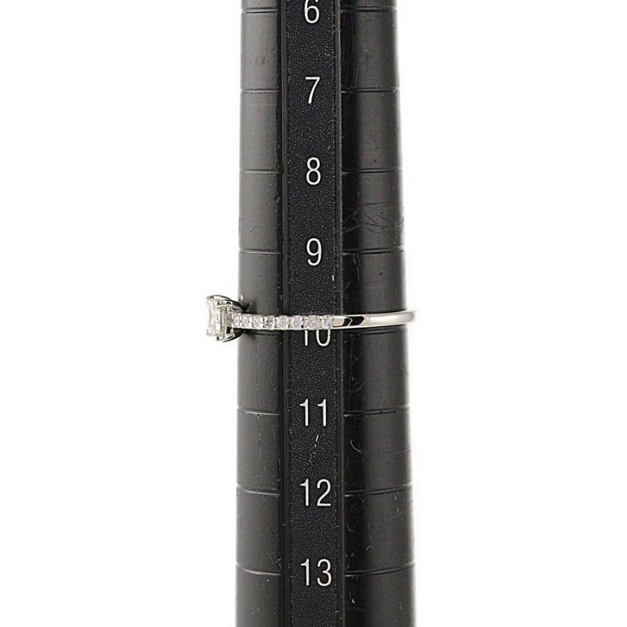 銀座田中 ハーフエタニティ ダイヤモンドリング 指輪 天然/Pt900-1.7g