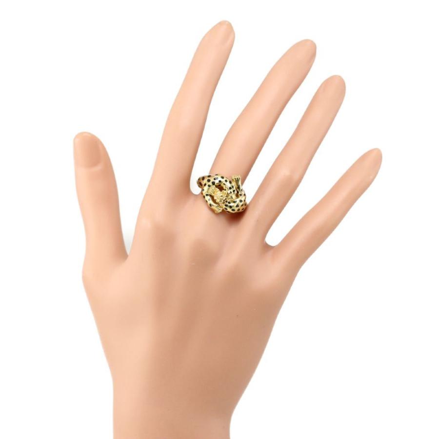 カレライカレラ パンテラ パンサーモチーフ 4Pダイヤモンドリング 指輪