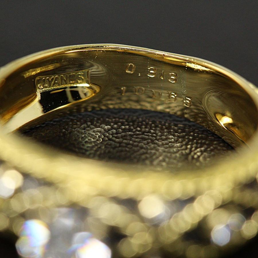 ヤーネス マルピカ ダイヤモンドリング 指輪/K18YG/750-4.7g