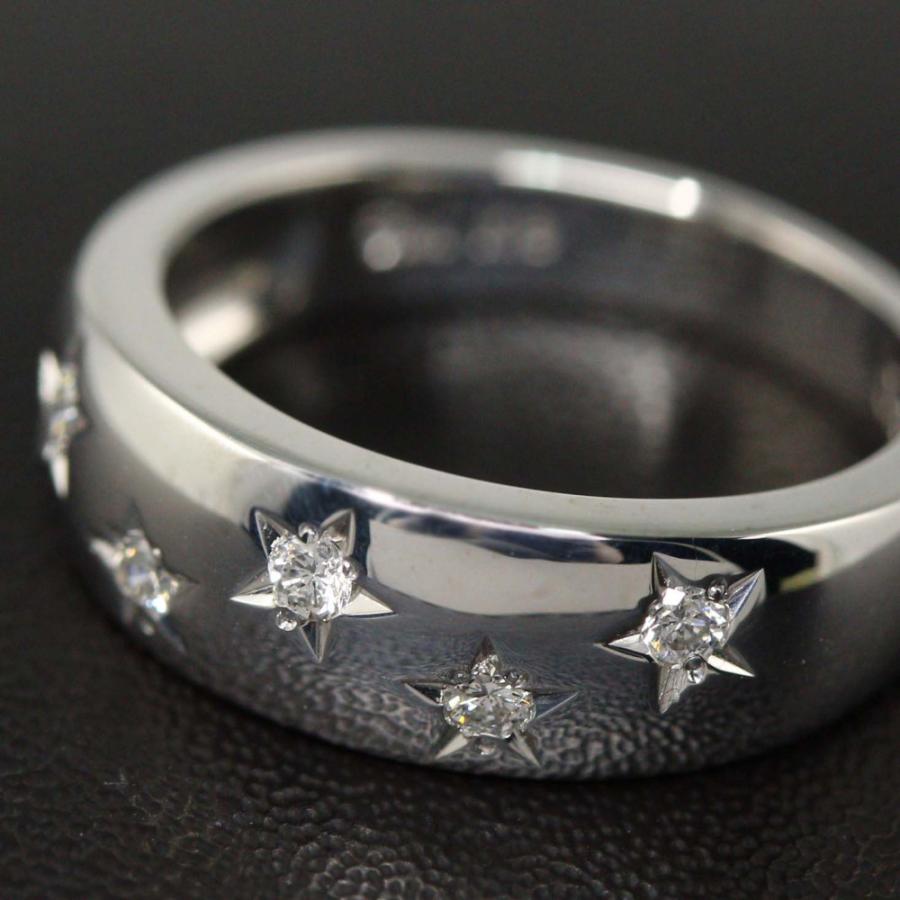 スタージュエリー スターモチーフ 5P・ダイヤ(ピンキー)リング