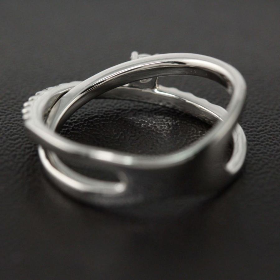 ラベリテ(井藤喜晴) クロス ダイヤモンド ピンキーリング 指輪