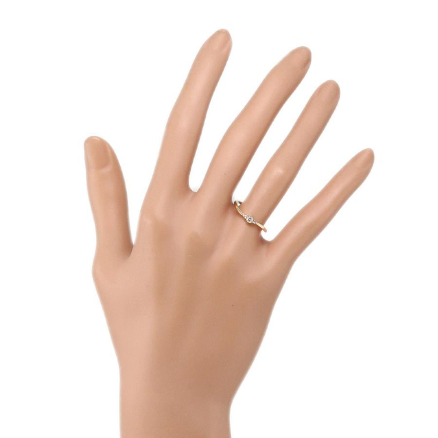 カナルヨンドシー 3P ダイヤモンドリング 指輪/K10PG/416-1.1g/11号  