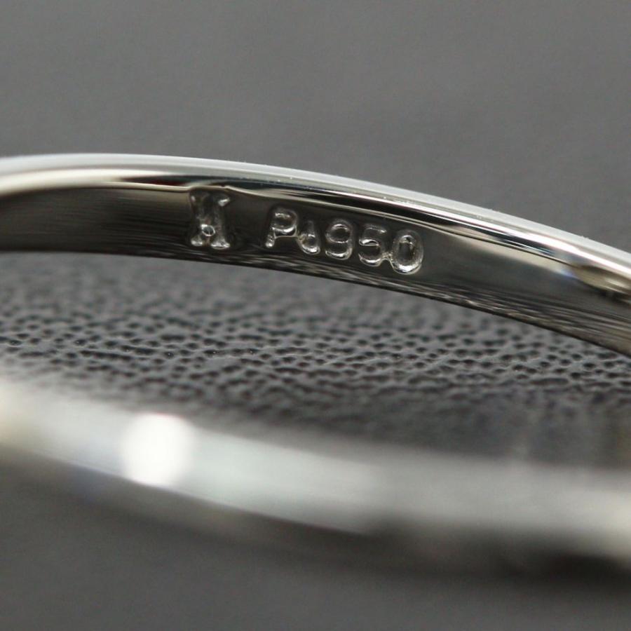 ヴァンドーム青山 0.24ct オーバル ダイヤモンドリング 9号 指輪/Pt950