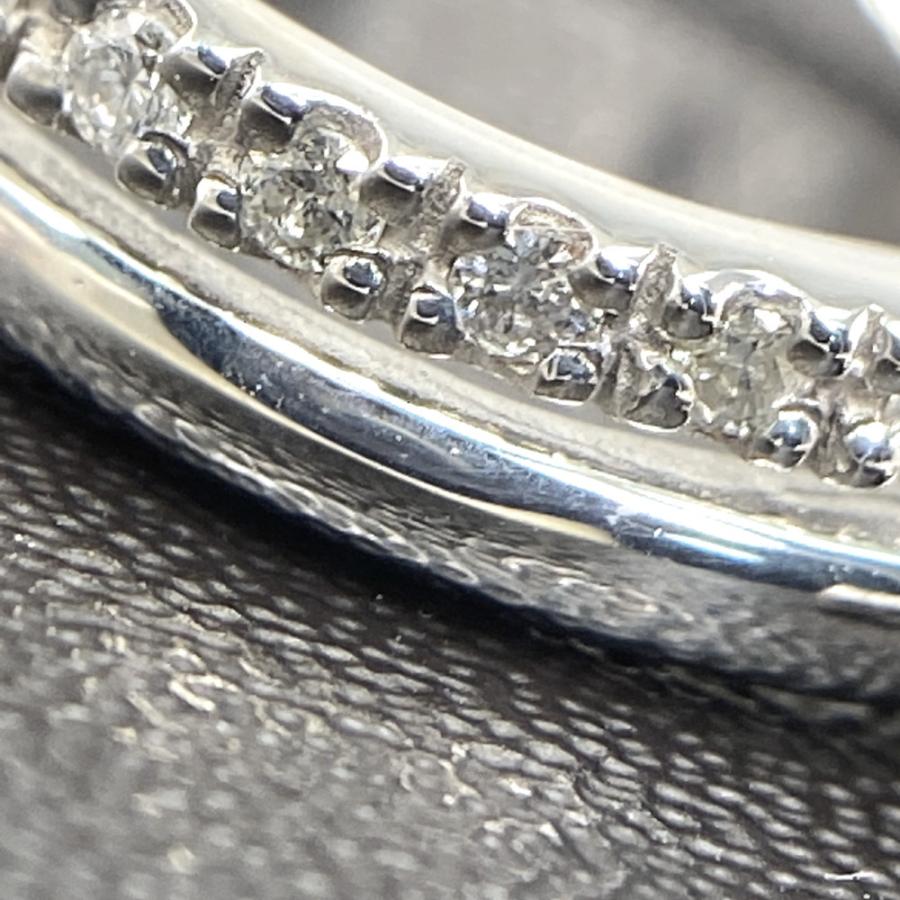 組曲 23P・クロスモチーフ ダイヤモンドリング・指輪/K18(WG無)-5.5g