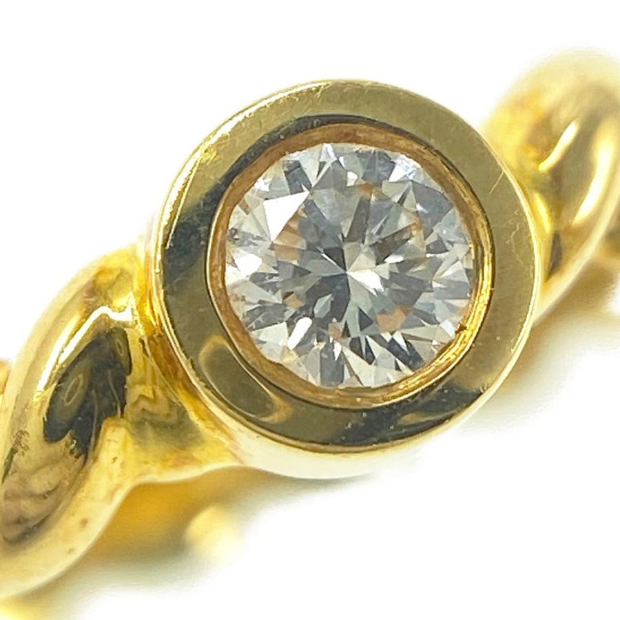 TIFFANY&Co.（ティファニー） 1P・ベゼルダイヤモンドツイストリング