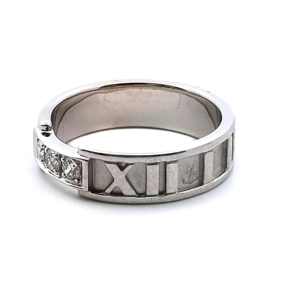 TIFFANY&Co. ティファニー アトラス 3P・ダイヤモンドリング・指輪/K18  