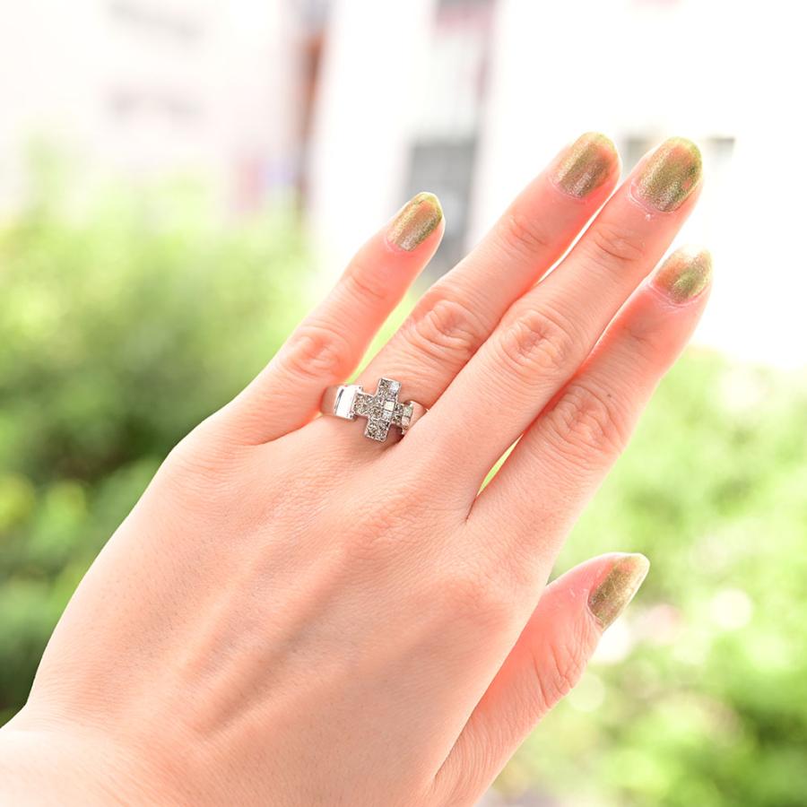 レエッセンシャル笠原真寿美クロスリングミステリーセッティング