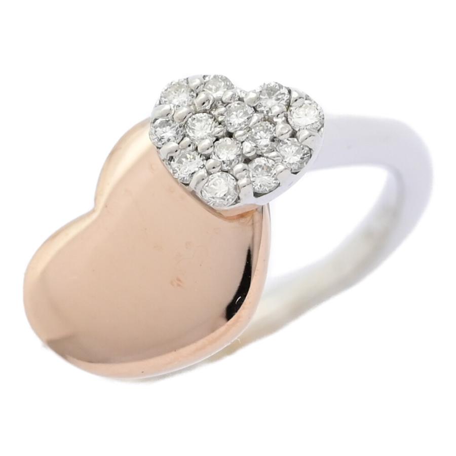 0.12ct/Ponte Vecchio/ポンテヴェキオ ハート 14P・ダイヤモンドリング  