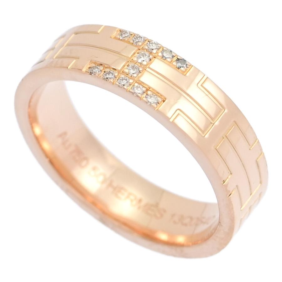 HERMES 0.05ct/HERMES エルメス キリム 12P ダイヤモンド リング HERMES 0.05ct/HERMES エルメス キリム 12P ダイヤモンド リング