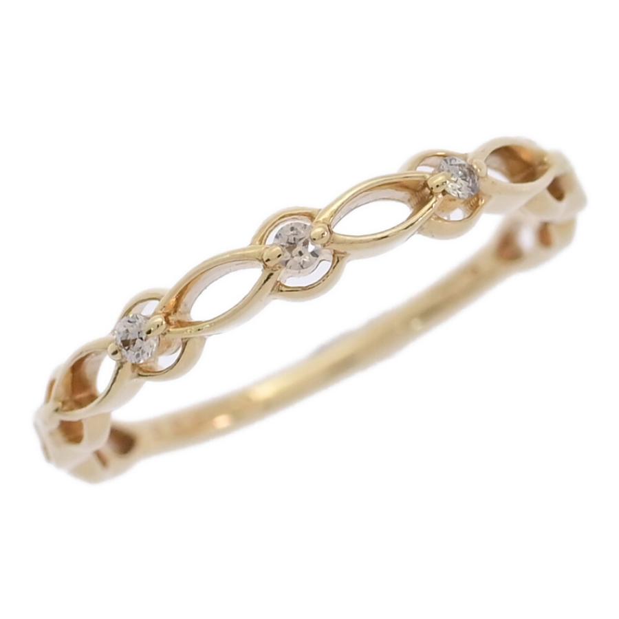 agete 0.02ct/agete アガット ピンキー 3P ダイヤモンド リング agete 0.02ct/agete アガット ピンキー 3P ダイヤモンド リング