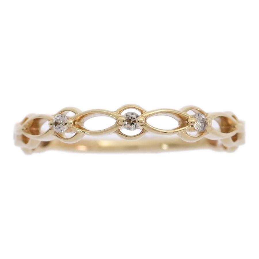agete 0.02ct/agete アガット ピンキー 3P ダイヤモンド リング agete 0.02ct/agete アガット ピンキー 3P ダイヤモンド リング