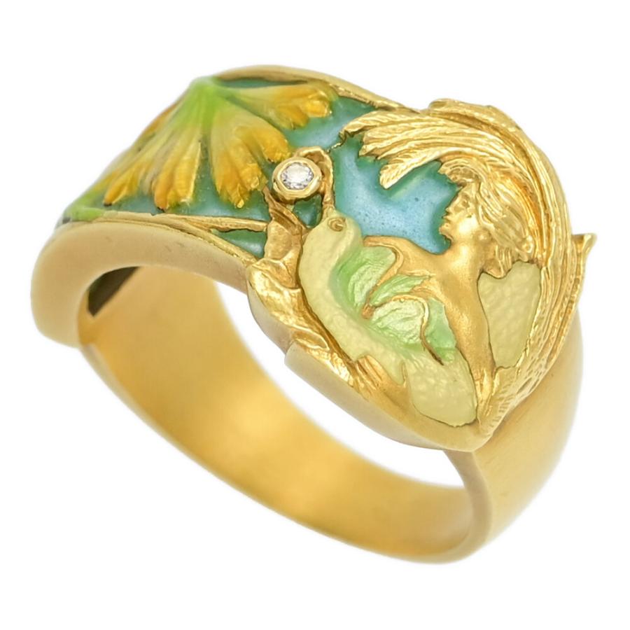 マリエラ MASRIERA K18 デザインリング 刻印750 アンティーク