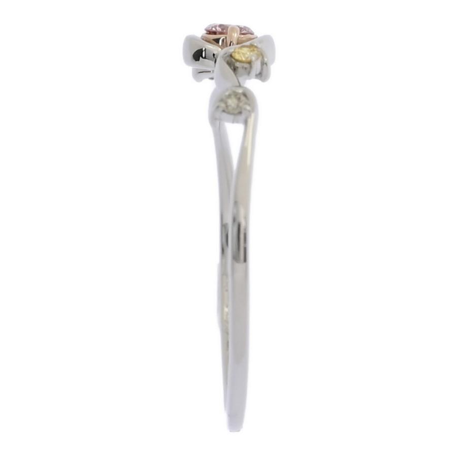 0.057ct/FD:0.05ct/ピンクダイヤモンド カラーダイヤ リング 指輪/K18 