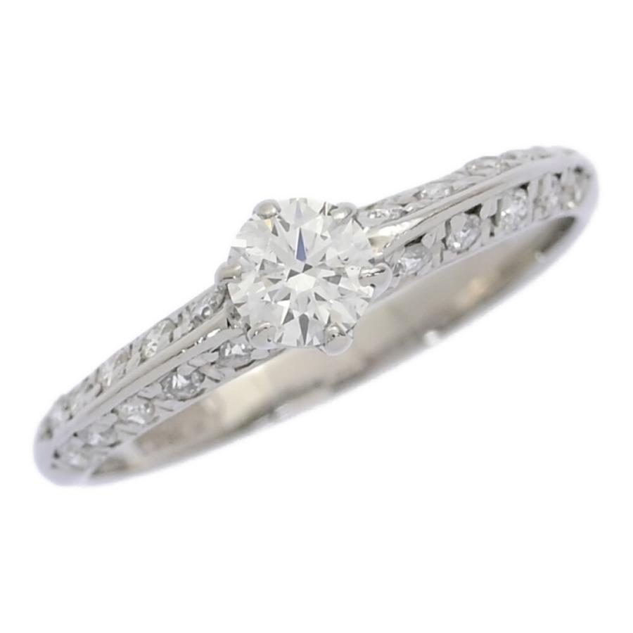 0.256ct/FD:0.2ct/ハーフエタニティセッティング ダイヤモンド リング  