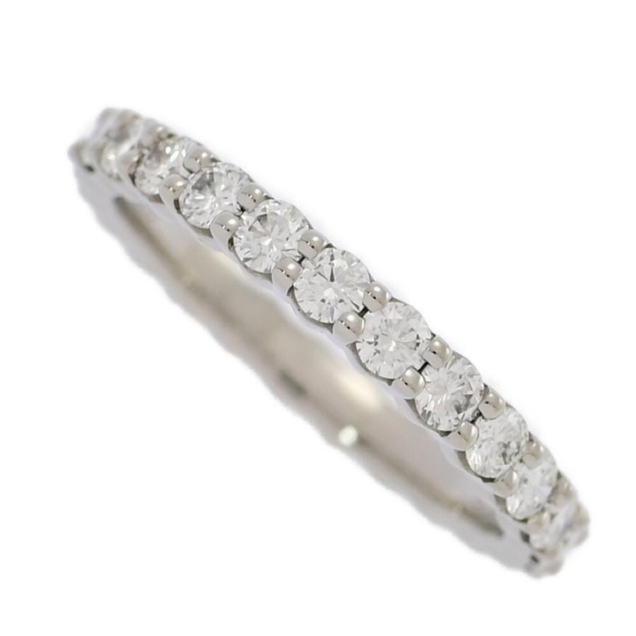 スタージュエリーK18PG ダイヤモンド ハーフエタニティリング 9号