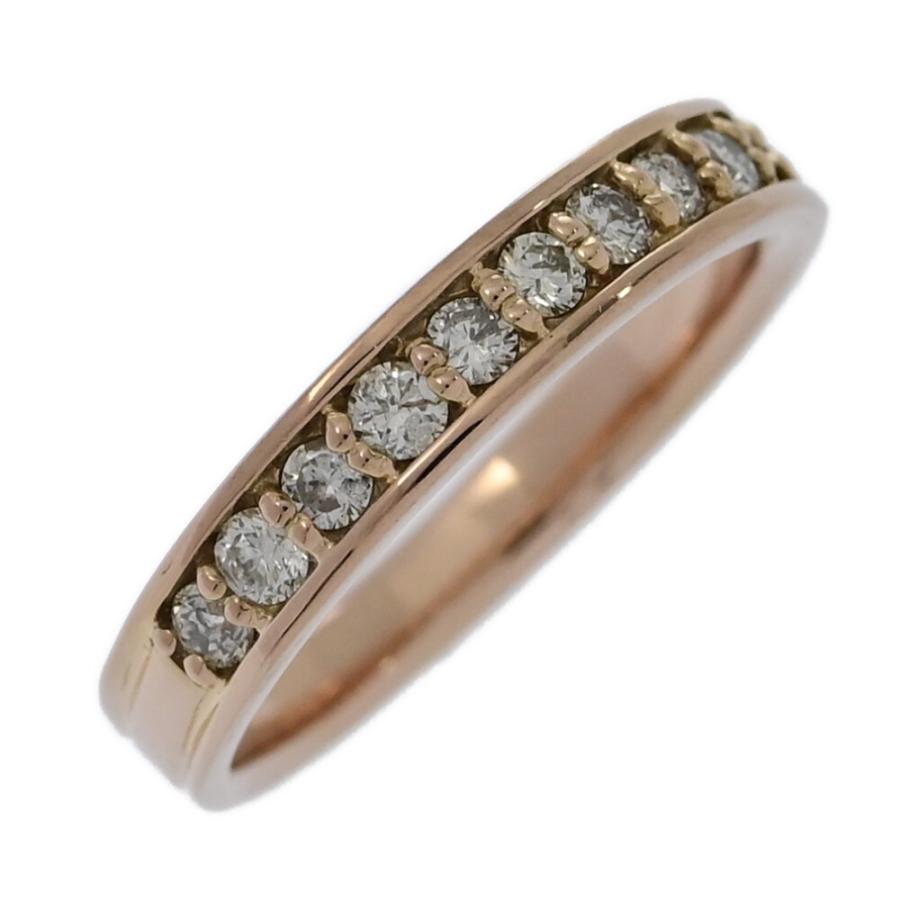 FD:0.33ct/KUMIKYOKU 組曲 10P・ダイヤモンド リング・指輪/K18PG/750