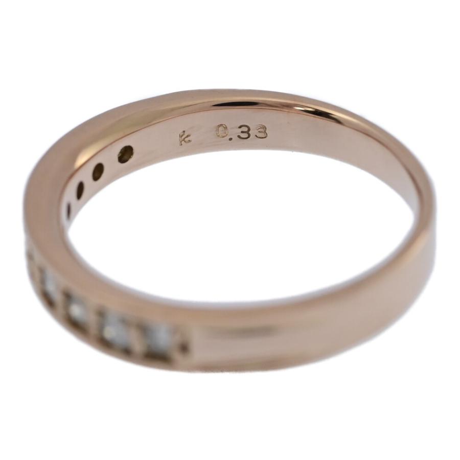 FD:0.33ct/KUMIKYOKU 組曲 10P・ダイヤモンド リング・指輪/K18PG/750 