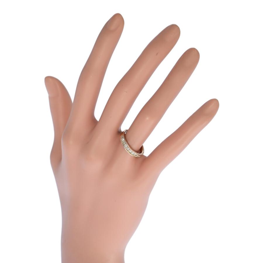 FD:0.33ct/KUMIKYOKU 組曲 10P・ダイヤモンド リング・指輪/K18PG/750
