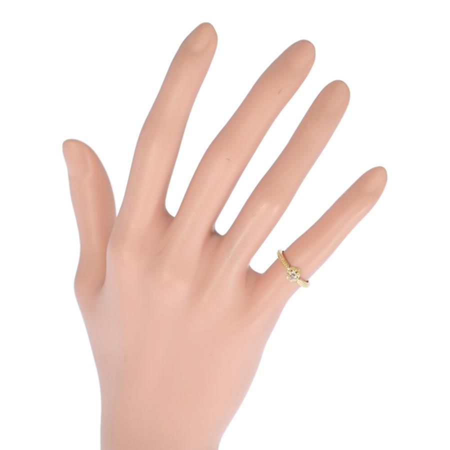 現行品 新品仕上げ済 アーカー ローズプロミス ダイヤモンド リング K18