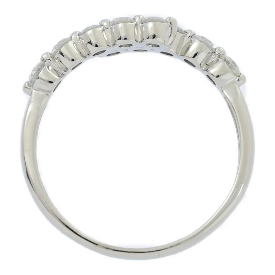 0.53ct/10P・ダイヤモンド リング・指輪/Pt900-2.4g/11号/#51/プラチナ