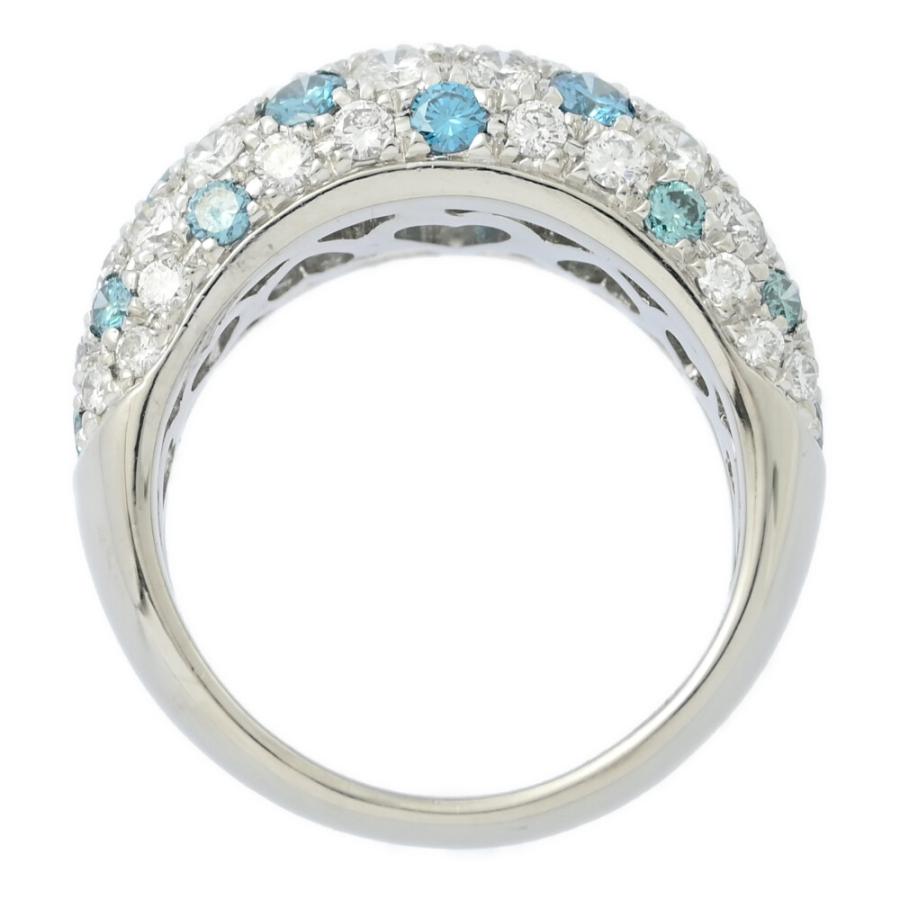 1ct/FD:1.4ct/パヴェセッティング・ブルーダイヤモンド・ダイヤモンド  