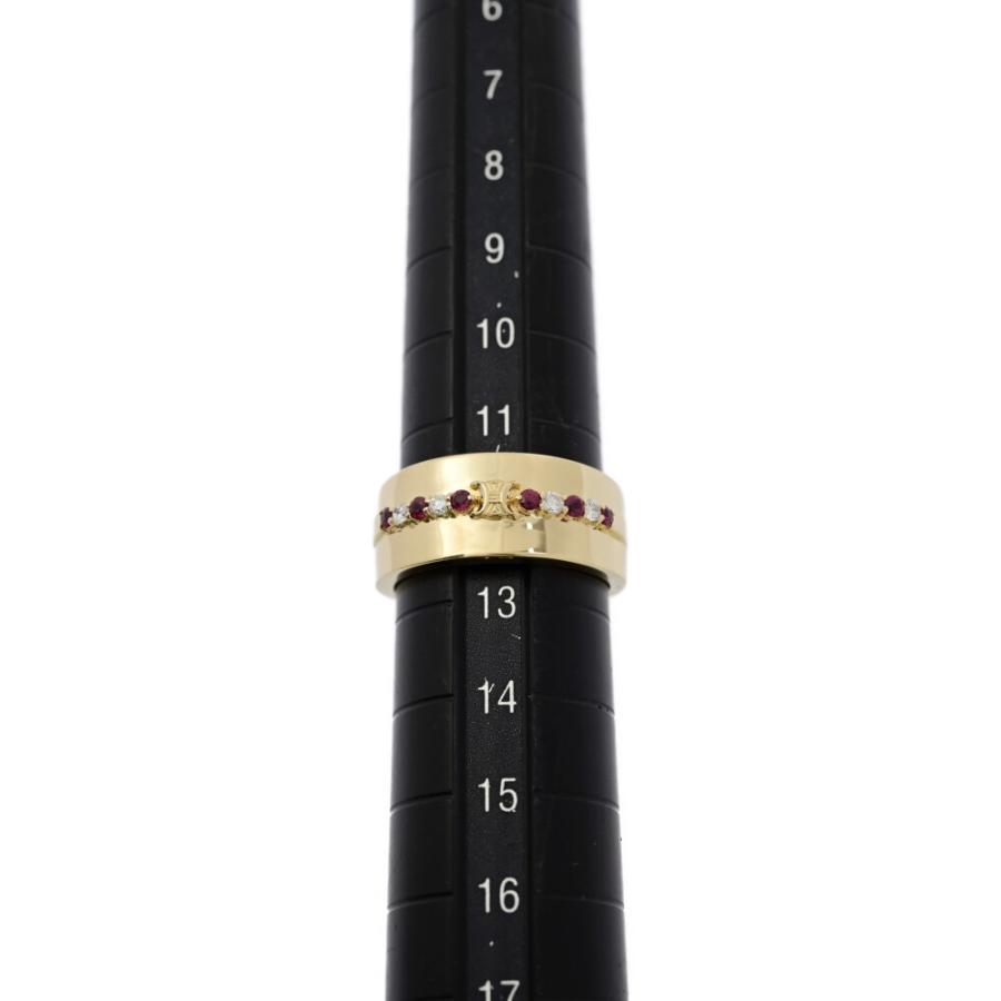 CELINE 0.08ct/FD:0.14ct/CELINE セリーヌ ダイヤモンド ルビー