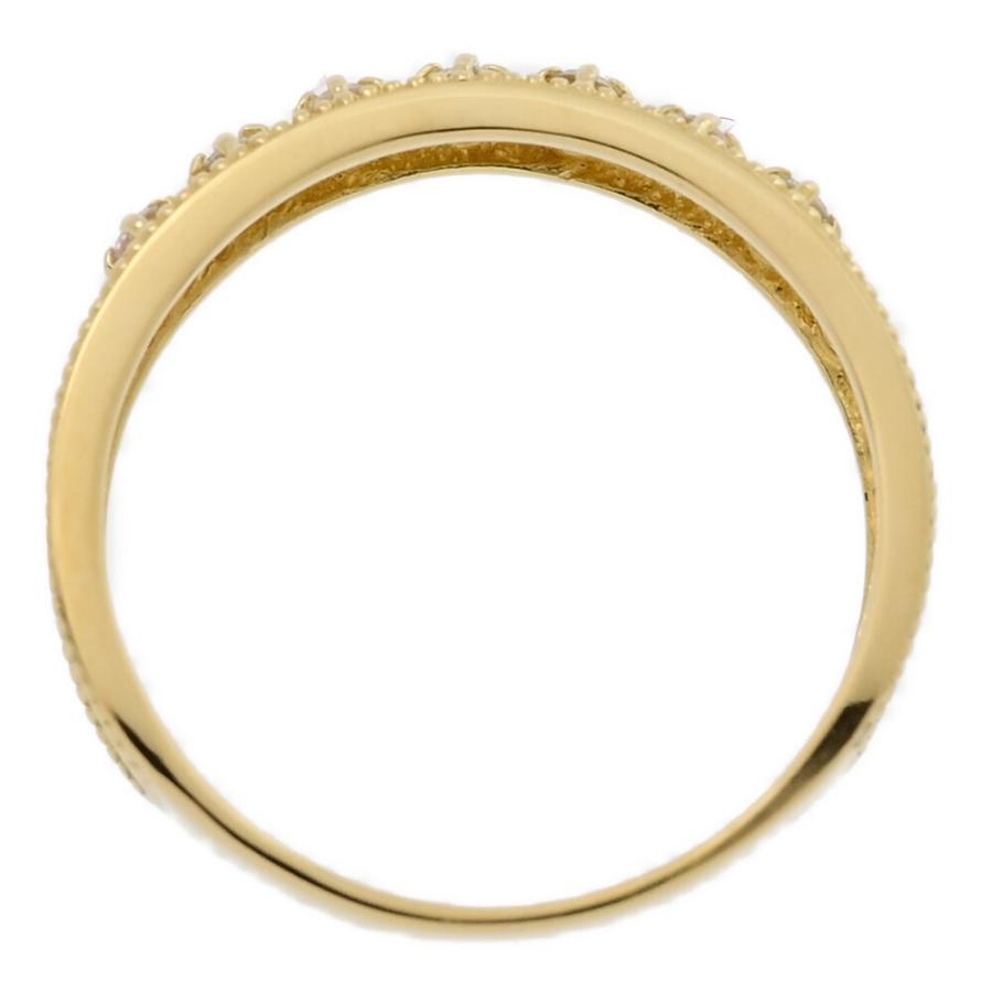 ヴァンドーム青山　 K18イエローゴールド ダイヤモンドリング 7号 0.1ct/Vendome Aoyama ヴァンドーム青山 透かし 7P