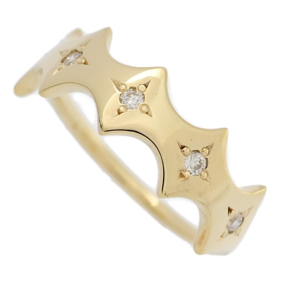 ete（エテ） 0.06ct/ete クラウン ギザギザモチーフ ダイヤモンド