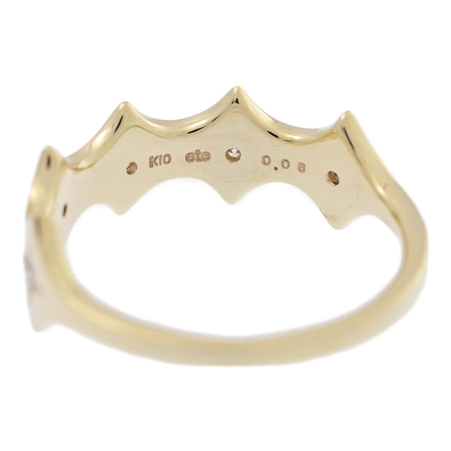 ete（エテ） 0.06ct/ete クラウン ギザギザモチーフ ダイヤモンド