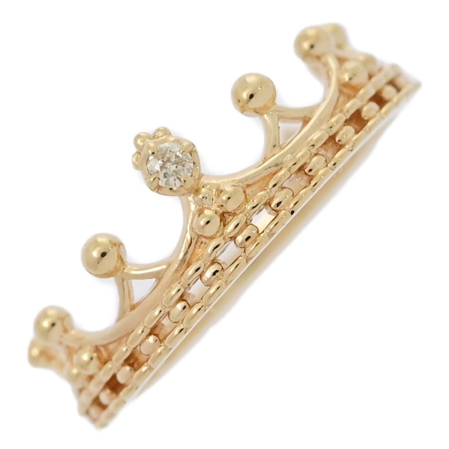 0.01ct/NOJESS ノジェス クラウンモチーフ/王冠・ピンキー