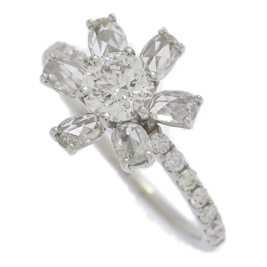 Tutti Maile✨オーバルシェイプローズカットダイヤモンドミル打ちリング ◇受注生産◇【0.25ct】ローズカットダイヤモンド ミルグレイン