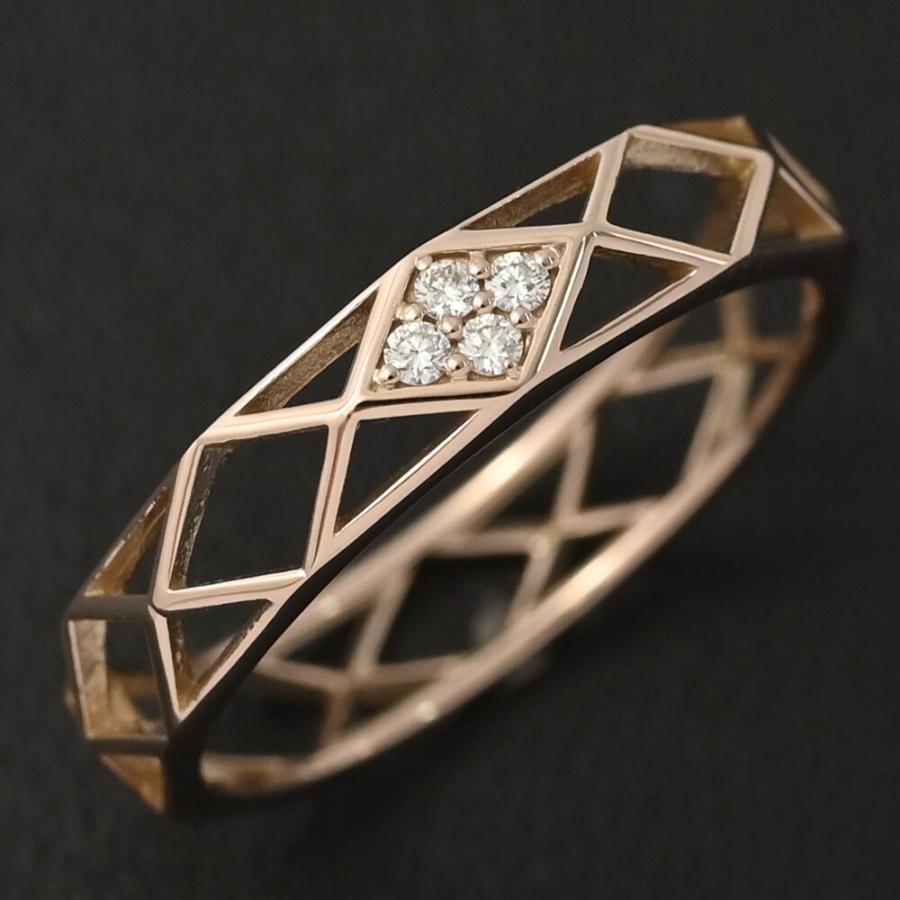 0.03ct/Orefice オレフィーチェ ミランダワイド・ダイヤモンド リング