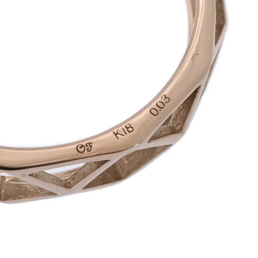 0.03ct/Orefice オレフィーチェ ミランダワイド・ダイヤモンド リング