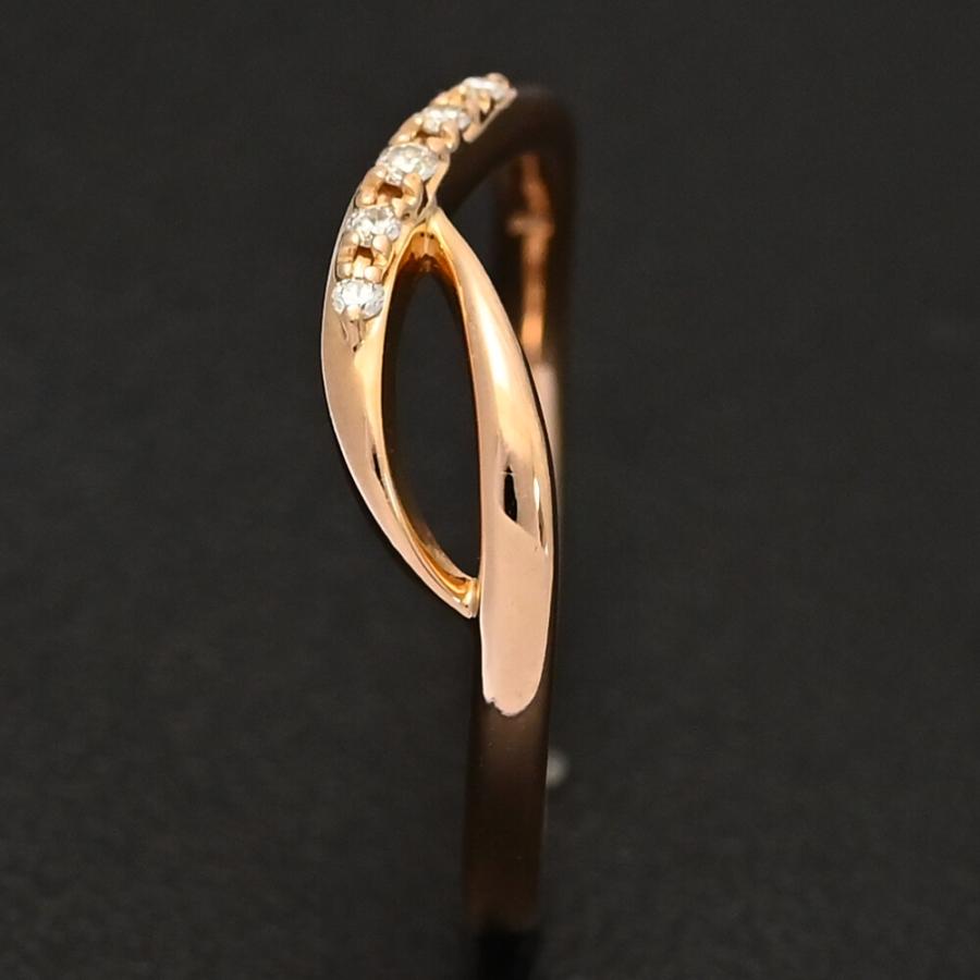 Vendome Aoyama ヴァンドーム青山 ウェーブバンド・ダイヤモンドリング
