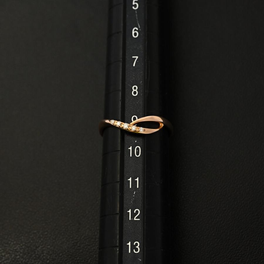 Vendome Aoyama ヴァンドーム青山 ウェーブバンド・ダイヤモンドリング