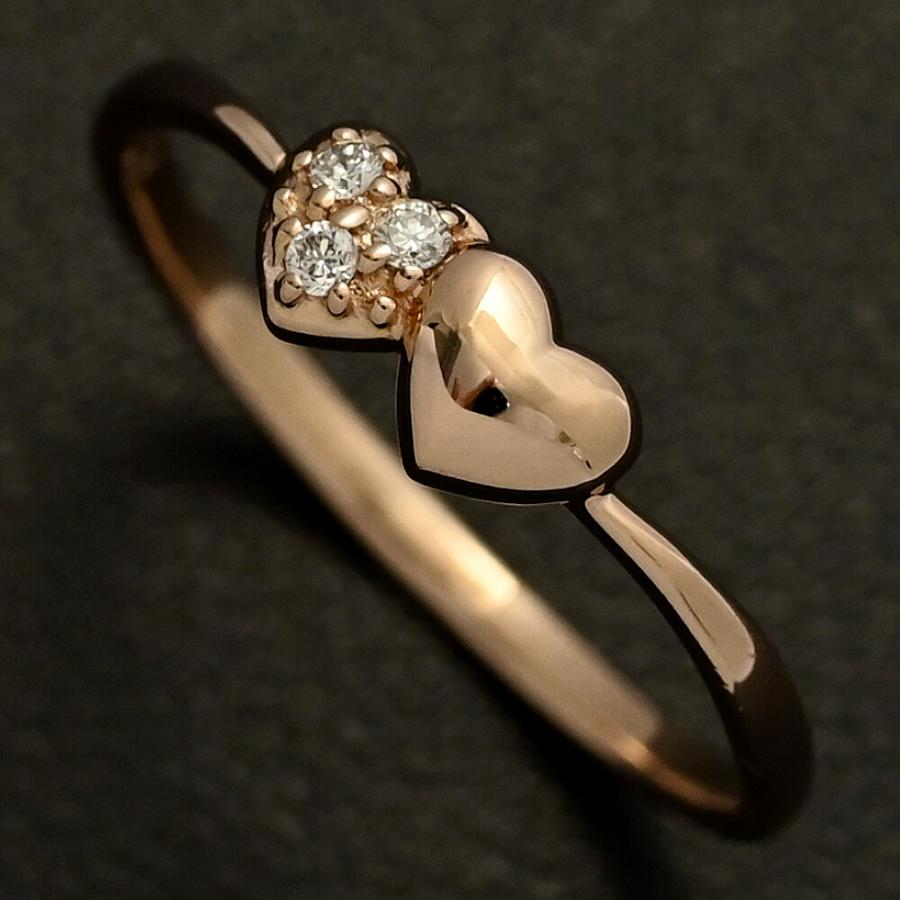 Samantha Tiara 0.03ct/Samantha サマンサティアラ ハートモチーフ 3P 