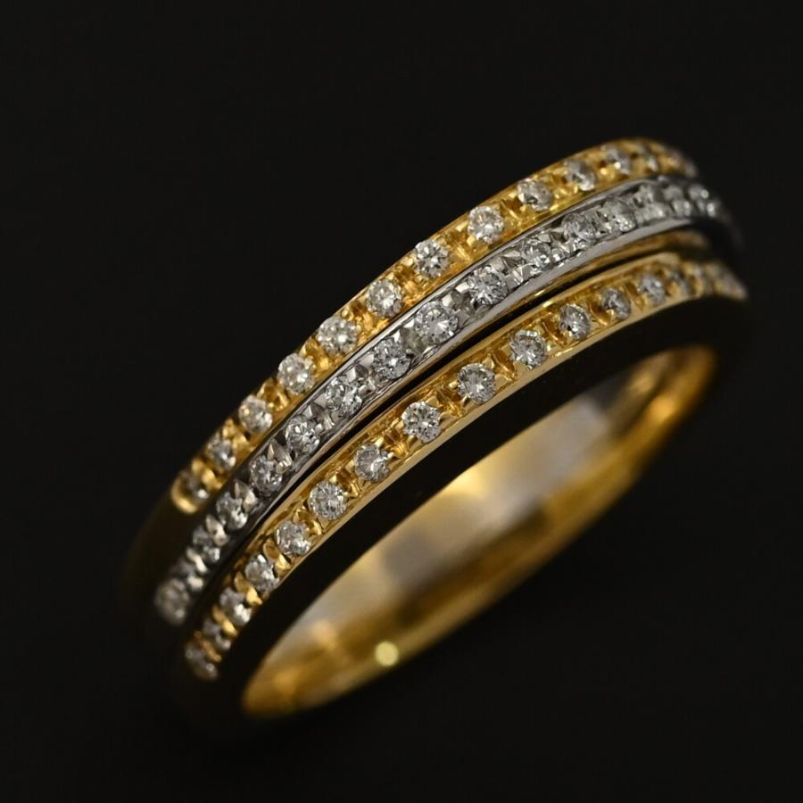 【指輪】リボン/ポンテヴェキオ/PonteVecchio/ダイヤモンド/D167 Ponte Vecchio（ポンテヴェキオ） 0.37ct/Ponte Vecchio 3連