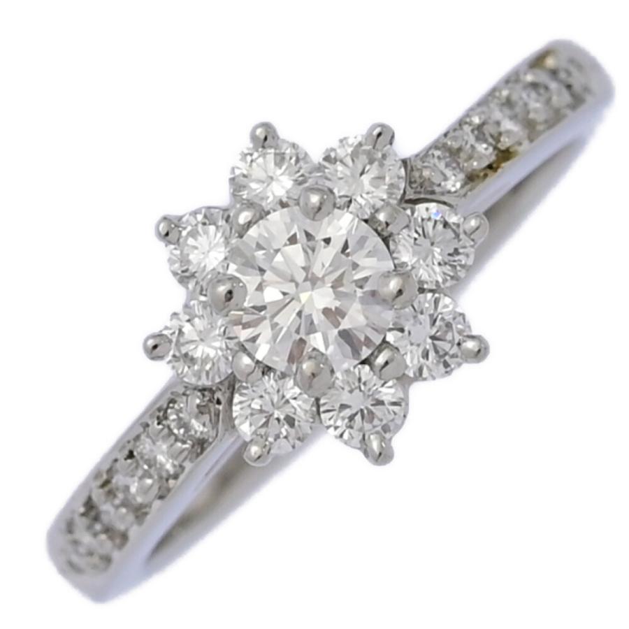 ティファニー フローラ ダイヤモンド リング Pt950 8号 TIFFANY&Co. TIFFANY ＆ Co. ティファニー フローラ
