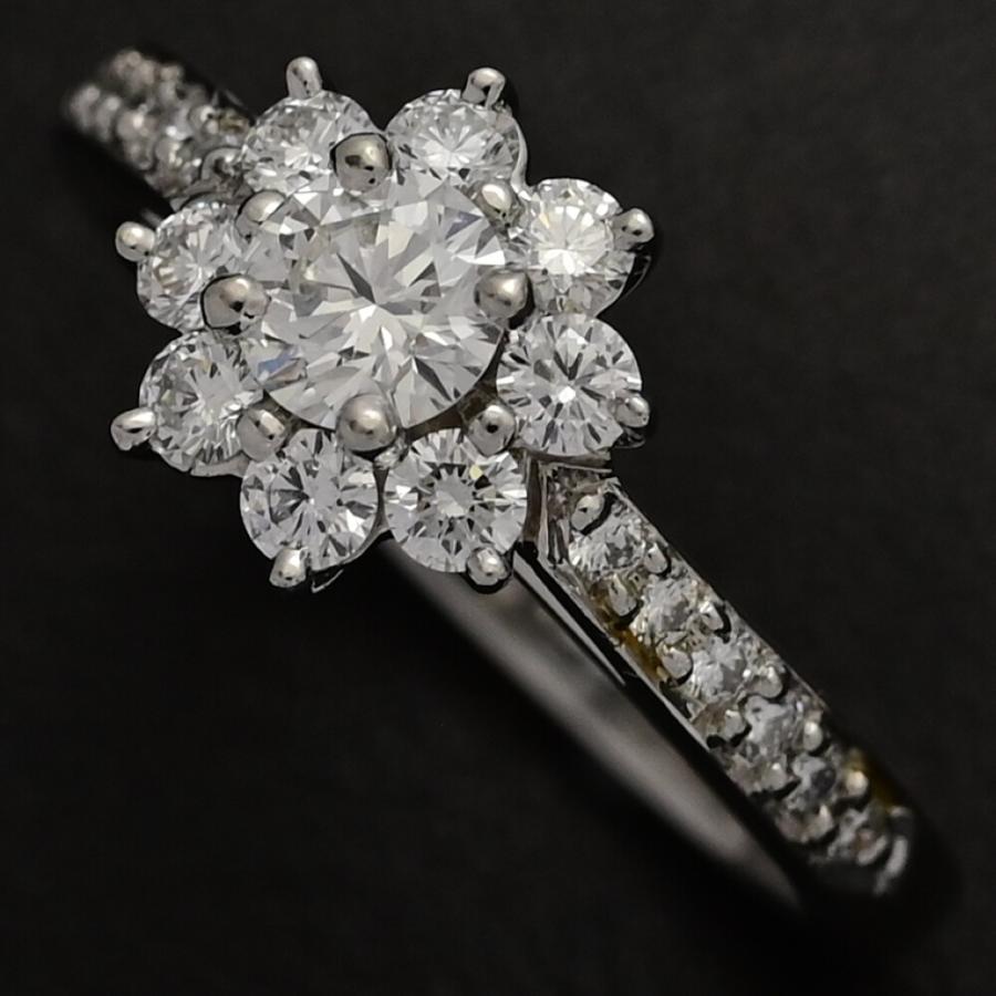 ティファニー フローラ ダイヤモンド リング Pt950 8号 TIFFANY&Co. TIFFANY ＆ Co. ティファニー フローラ