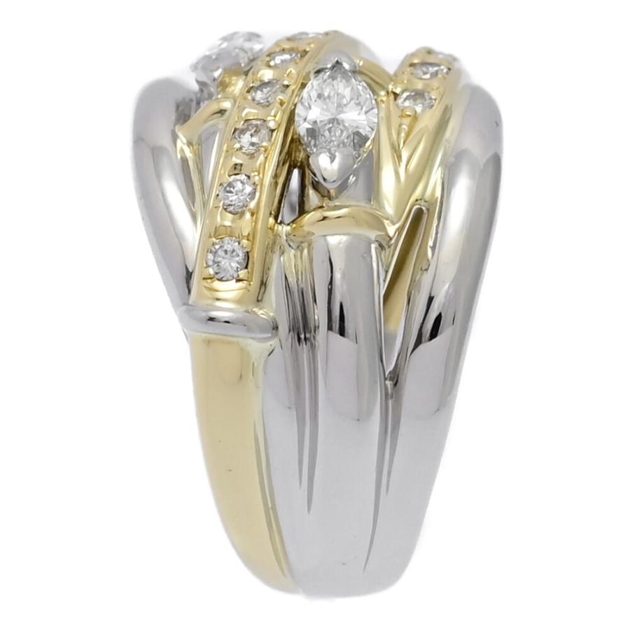 0.44ct/FD:0.26ct/ラウンド×マーキースミックス 2P・ダイヤモンド  