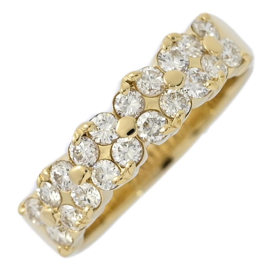 年末セール) 0.8ct/20P・ハーフエタニティ ダイヤモンドリング