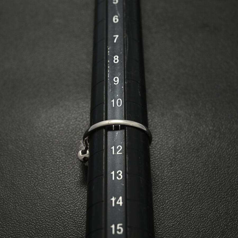 0.5ct/パンダモチーフ・ブラックダイヤモンドリング・指輪/Pt900-3.4g 